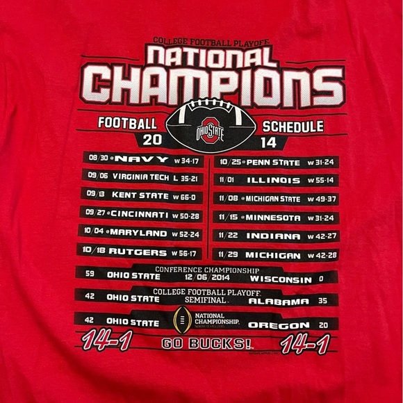 NWT 2014 OSU National Champion Long Sleeve - Picture 3 of 5